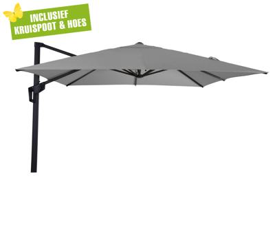 Libra zweefparasol 2,5x2,5 antraciet
