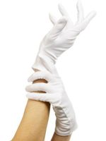 Handschoenen wit kort - thumbnail