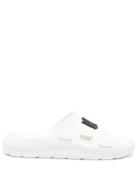 AMIRI claquettes à patch logo - Blanc AMIRI claquettes à patch logo - Blanc