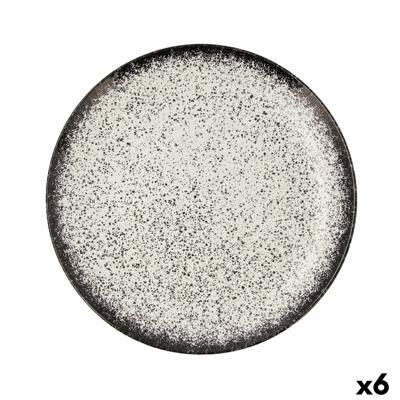 Dinerbord Ariane Rock Zwart Keramisch Ø 31 cm (6 Stuks)