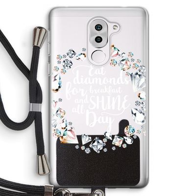 Diamonds: Honor 6X Transparant Hoesje met koord