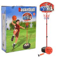 Kinderbasketbalset verstelbaar 120 cm