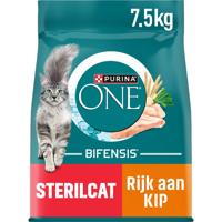 Purina One Sterilcat Rijk aan Kip en Tarwe kattenvoer 7,5 kilo