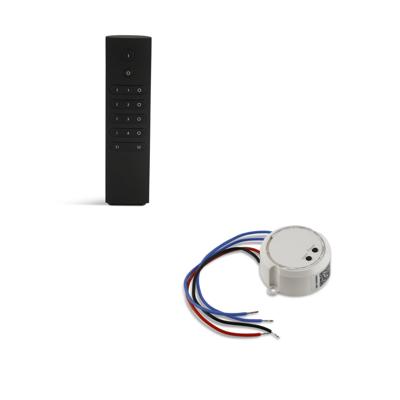 Afstandsbediening 4-zone RF zwart + ontvanger
