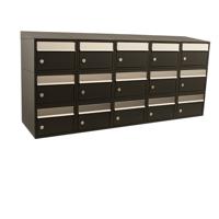 Stoer! Brickset 5-Breed, 3-Hoog Met Dak Zwart - 40215070_5x3d