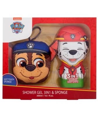 Paw Patrol geschenkset marsh showergel + spons