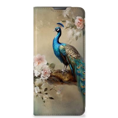 Smartphone hoesje voor Motorola Moto E20 Vintage Pauwen