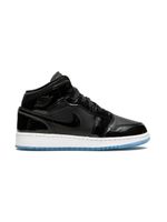 Jordan Kids "baskets Air Jordan 1 Mid GS ""Space Jam"" " - Noir