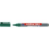 Whiteboardmarker edding 361 rond 1mm groen | 10 stuks