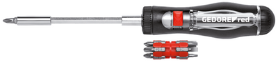 Gedore Red | R38920000 | Telescopische ratel-bitschroevendraaier | 1/4" | 13in1 - 3301337