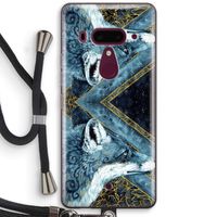 Golden Fox: HTC U12+ Transparant Hoesje met koord
