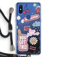 Positivity: Xiaomi Mi Mix 3 Transparant Hoesje met koord