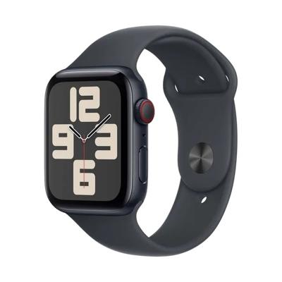 Apple Watch SE GPS + Cellular 44mm Aluminium Case met Sport Band - M/L Smartwatch