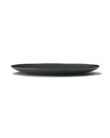 HEMA Ovale Schaal 30cm Porto Reactief Glazuur Zwart (zwart) - thumbnail