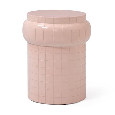 Jesper Home Ronde Bijzettafel 'Mihara' 40cm, kleur Tender Taffy