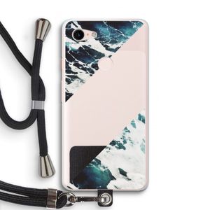 Golven: Pixel 3 XL Transparant Hoesje met koord