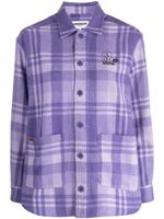 CHOCOOLATE chemise en flanelle à carreaux - Violet