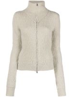 ISABEL MARANT cardigan Amina zippé en maille - Gris