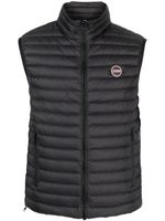 Colmar gilet matelassé à patch logo - Noir