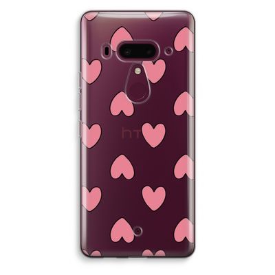 Ondersteboven verliefd: HTC U12+ Transparant Hoesje
