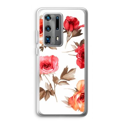 Roosjes: Huawei P40 Pro Plus Transparant Hoesje