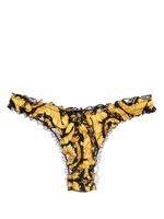 Versace string à empiècements en dentelle - Jaune Versace string à empiècements en dentelle - Jaune
