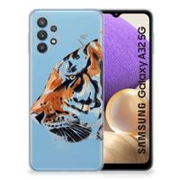 Smartphone hoesje Samsung Galaxy A32 5G Watercolor Tiger