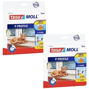 tesa P-PROFIL 05395-00500-00 Afdichtingstape Wit (l x b) 10 m x 9 mm 2 stuk(s)