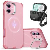 iPhone 16 Cyber Protection Bundle (HaloLock) Pink