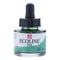 Ecoline • vloeibare waterverf fles 30ml donkergroen 602