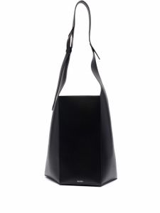 The Attico sac porté épaule en cuir - Noir