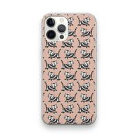 Zwarte poes: iPhone 12 Pro Transparant Hoesje