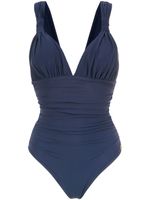 Brigitte 'Eli' draped swimsuit - Bleu - thumbnail