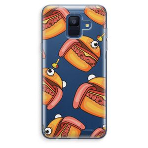 Hamburger: Samsung Galaxy A6 (2018) Transparant Hoesje
