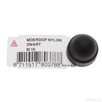 Moerdop m10 nylon zwart - Deltafix