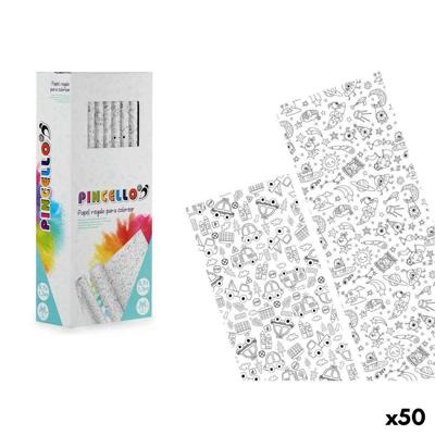 Cadeaupapier Pincello 0,7 x 1,5 m Auto's Buitenaards (50 Stuks)