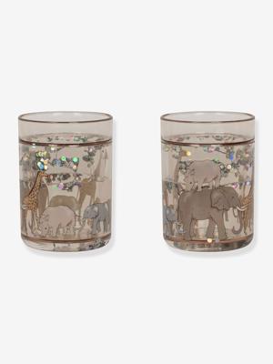 Glitterende beker KONGES SLOJD beige