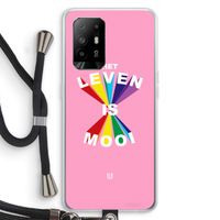 Het Leven Is Mooi: Oppo A95 5G Transparant Hoesje met koord