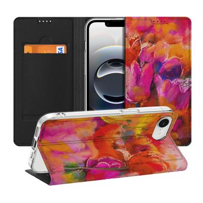 Bookcase voor Apple iPhone 16e Tulips Bookcase voor Apple iPhone 16e Tulips