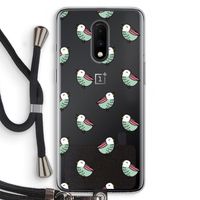 Vogeltjes: OnePlus 7 Transparant Hoesje met koord