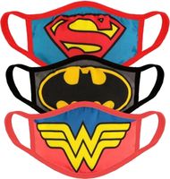 Justice League - Face Masks (3 Pack)