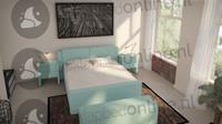 Standaard boxspring 200 x 210 cm- stofkleur 1945