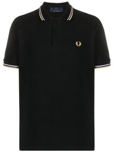 Fred Perry polo à bords rayés - Noir