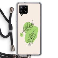 Beleaf in you: Samsung Galaxy A42 5G Transparant Hoesje met koord