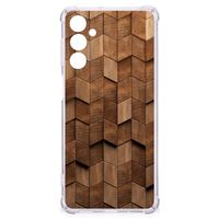 Stevig Telefoonhoesje voor Samsung Galaxy M54 Wooden Cubes - thumbnail