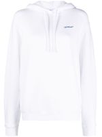 Off-White hoodie en coton à imprimé Diag - Blanc