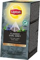 Lipton thee Exclusive Selection, Earl Grey, doos van 25 zakjes