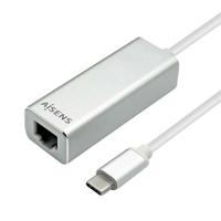 Adapter USB naar Ethernet Aisens A109-0341 USB 3.1 Zilverkleurig 15 cm