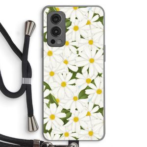 Summer Daisies: OnePlus Nord 2 5G Transparant Hoesje met koord
