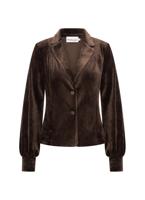 Helena Hart Blazer Lora Velour 7640 Blazers Choco